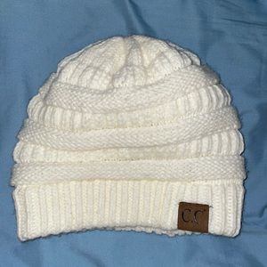 C.C White Beanie Hat